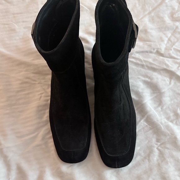 Saint Laurent Suede Ankle Boots - Picture 2 of 6